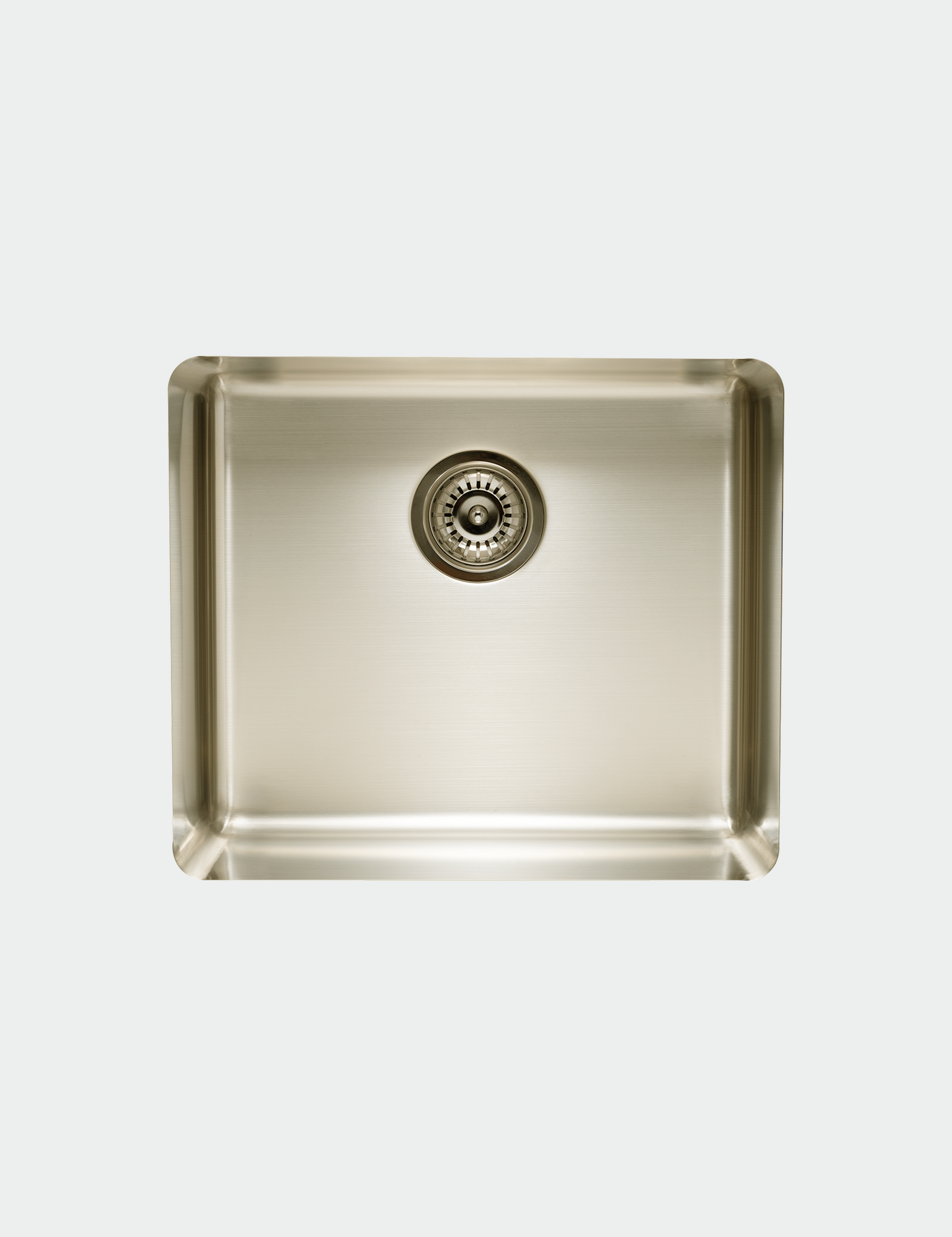 Titan 520mm Single Bowl Gold Kitchen Sink
