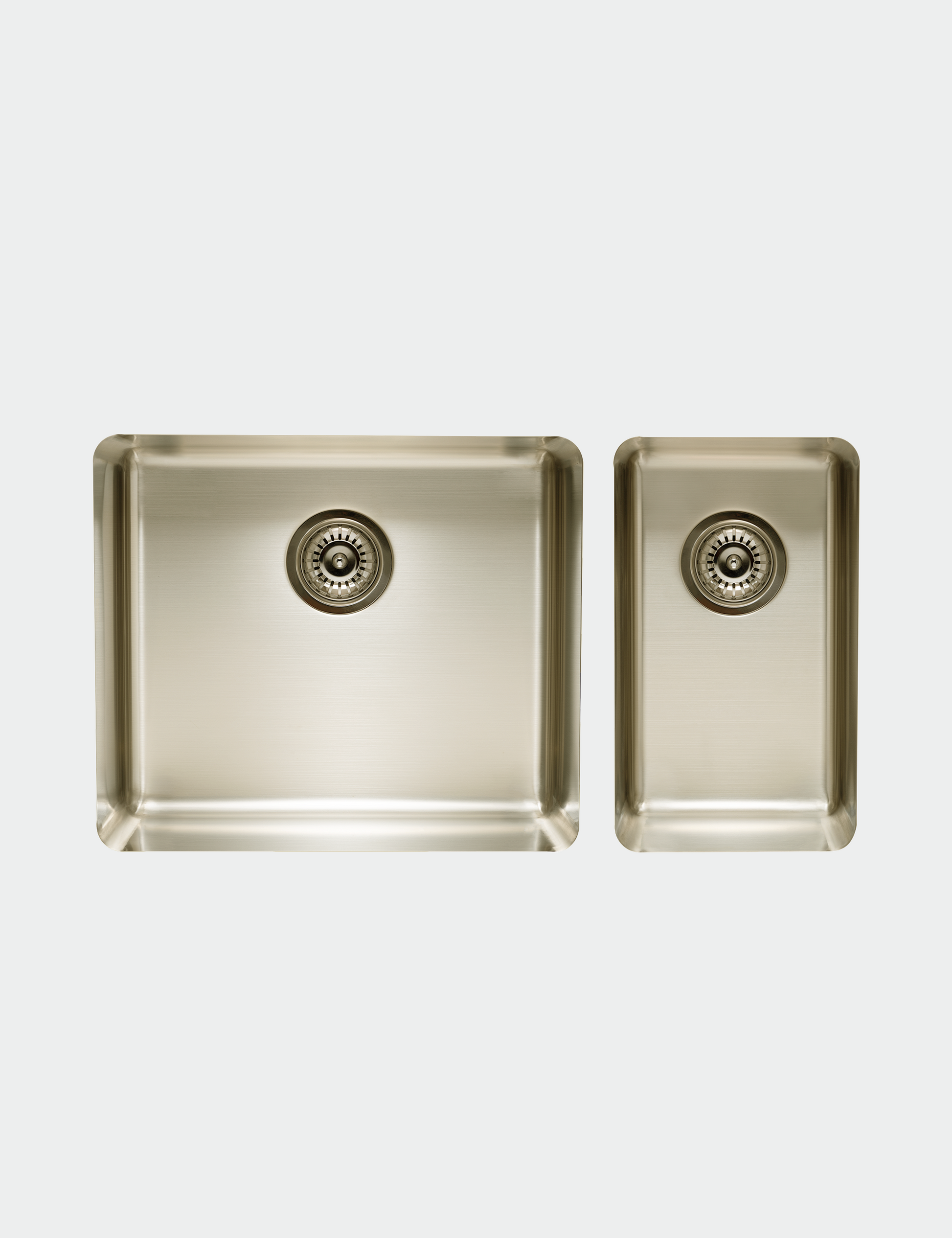 Titan 835mm Double Bowl Gold Kitchen Sink