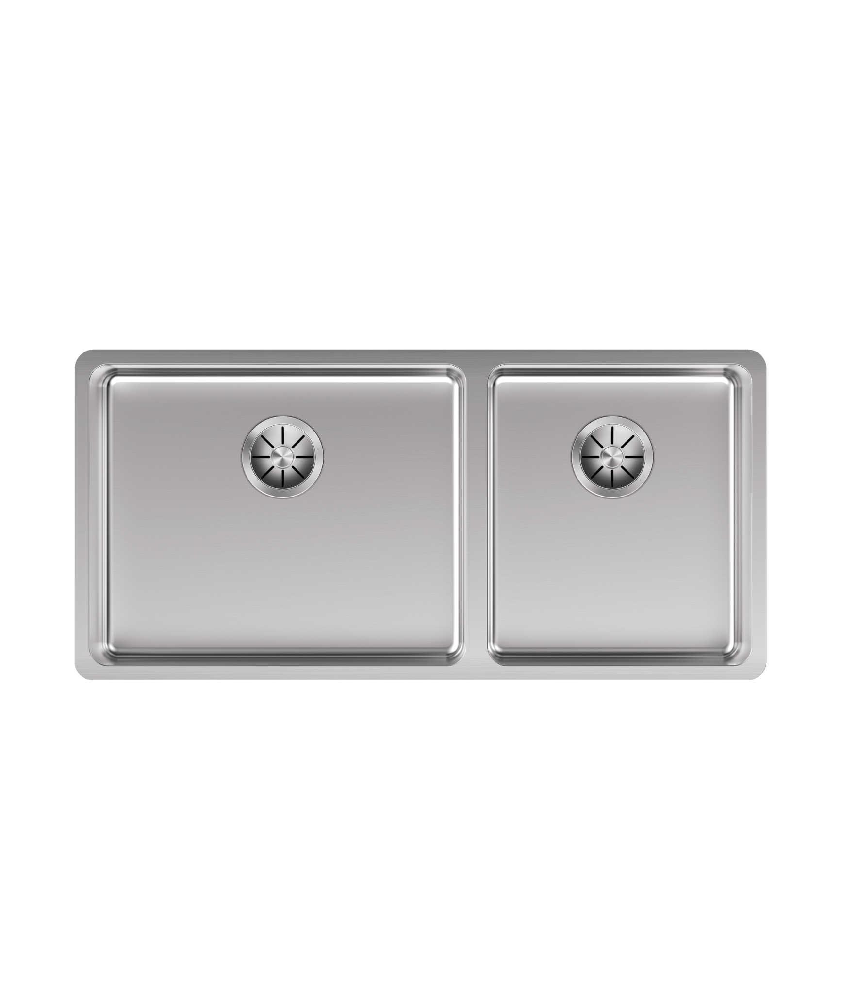 500mm & 350mm Two Bowl Sink - TITAN