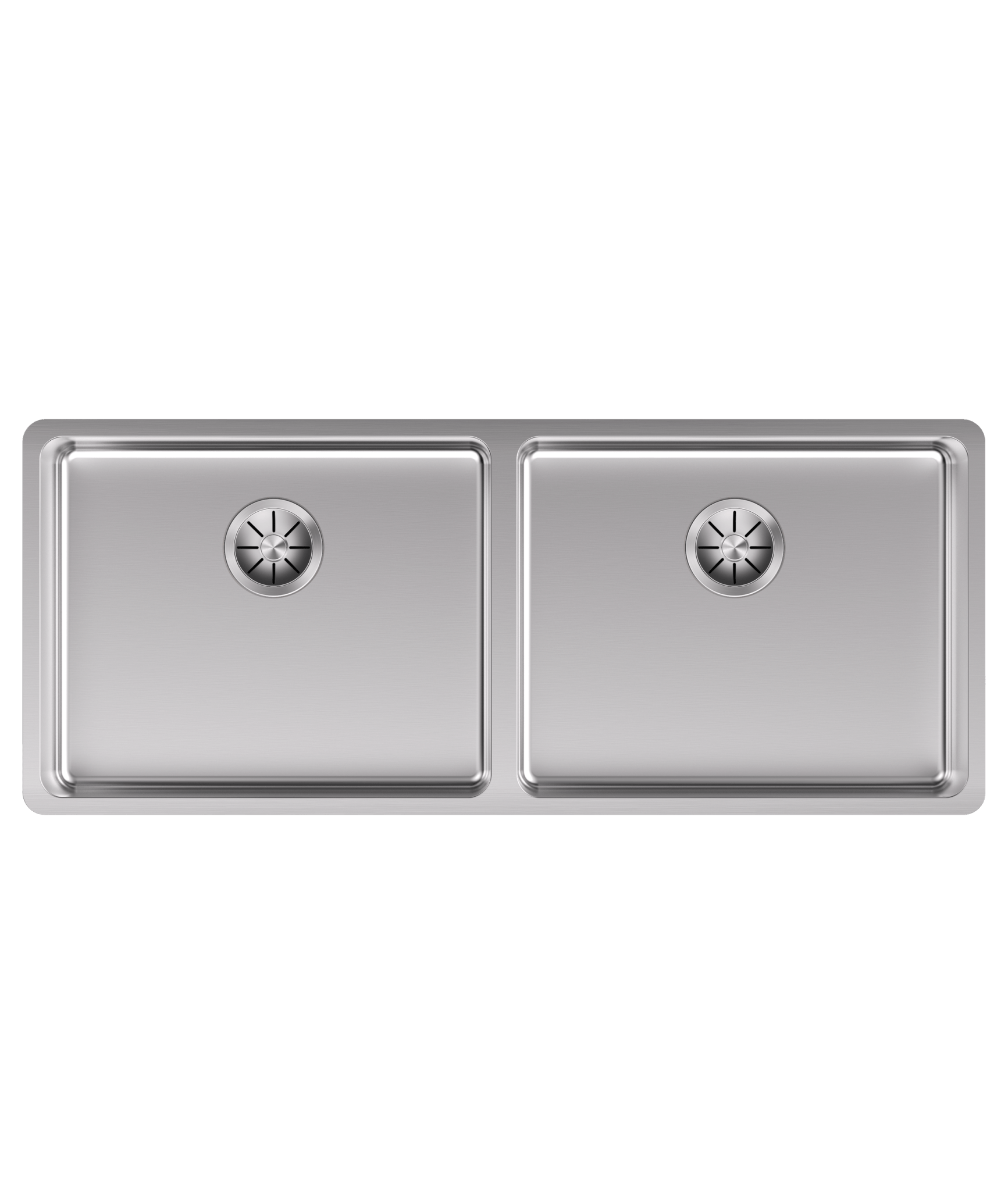 500mm & 500mm Two Bowl Sink - TITAN