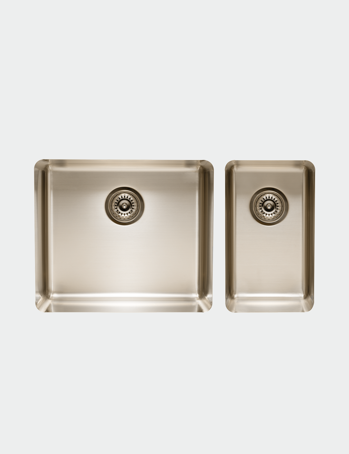 Essentials 500mm & 250mm 1 + 1/2 Double Bowl Sink - TSPG5228