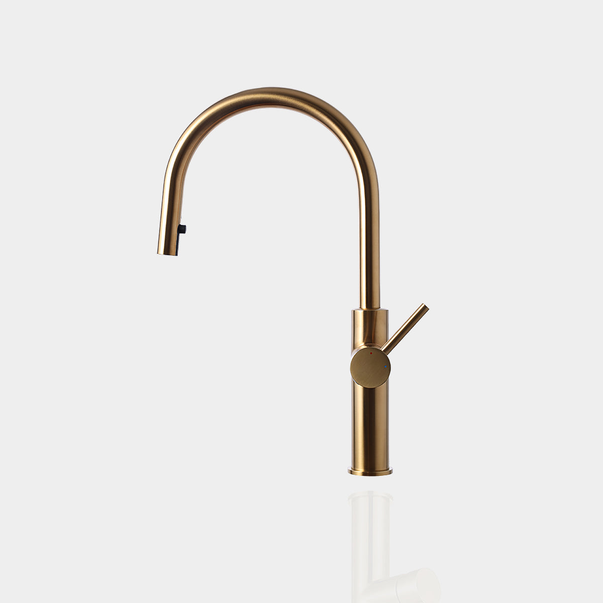 Essentials Lite Gooseneck Pull Out Kitchen Mixer Tap - TTBRXP