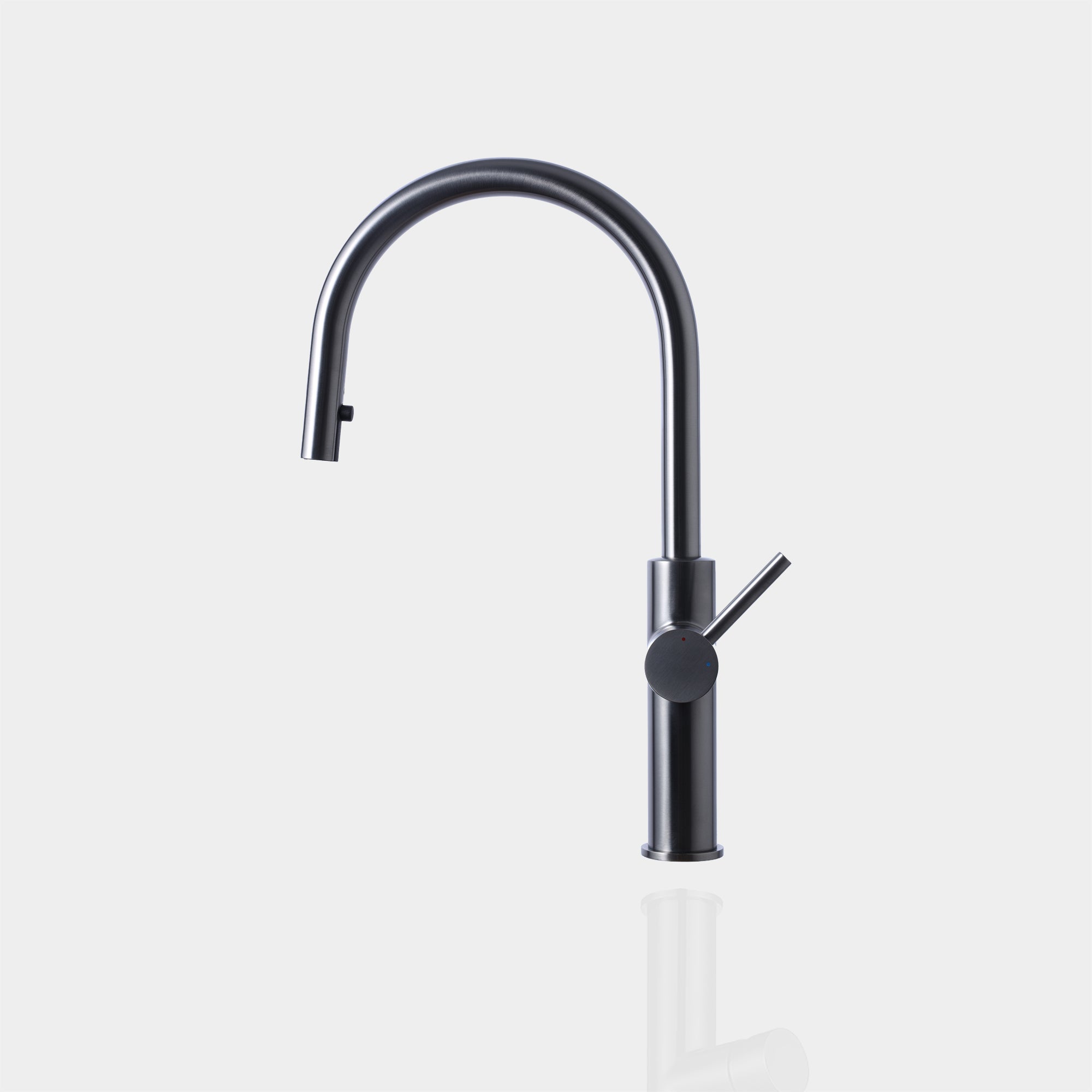 Essentials Lite Gooseneck Pull Out Kitchen Mixer Tap