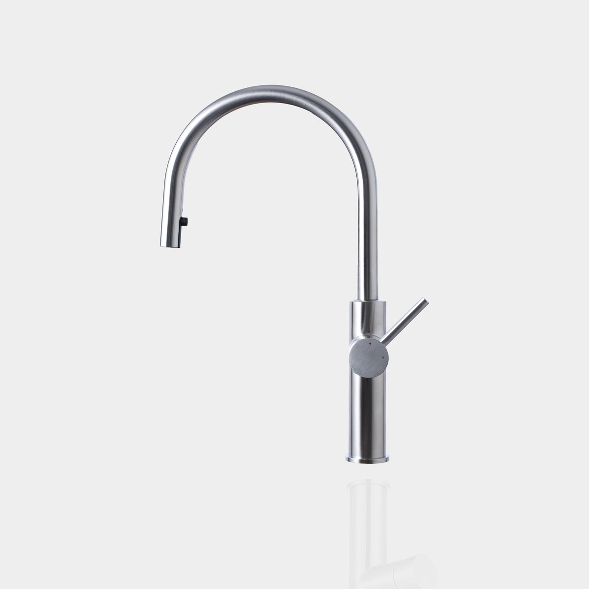Essentials Lite Gooseneck Pull Out Kitchen Mixer Tap - TTSSXP
