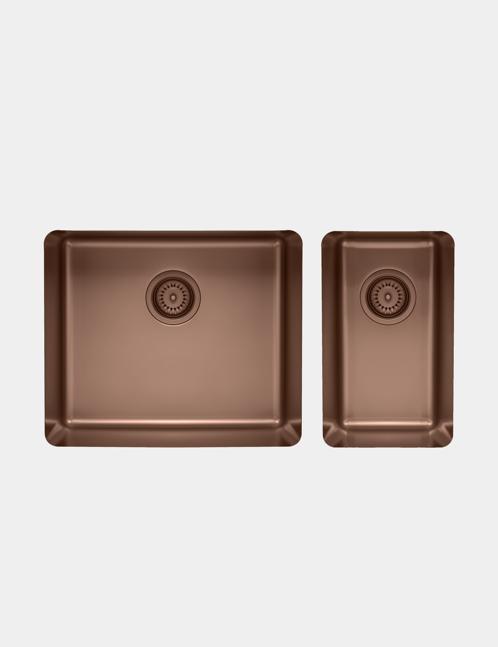 Essentials 500mm & 250mm 1 + 1/2 Double Bowl Sink - TSAB5228