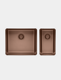 Essentials 500mm & 250mm 1 + 1/2 Double Bowl Sink - TSAB5228