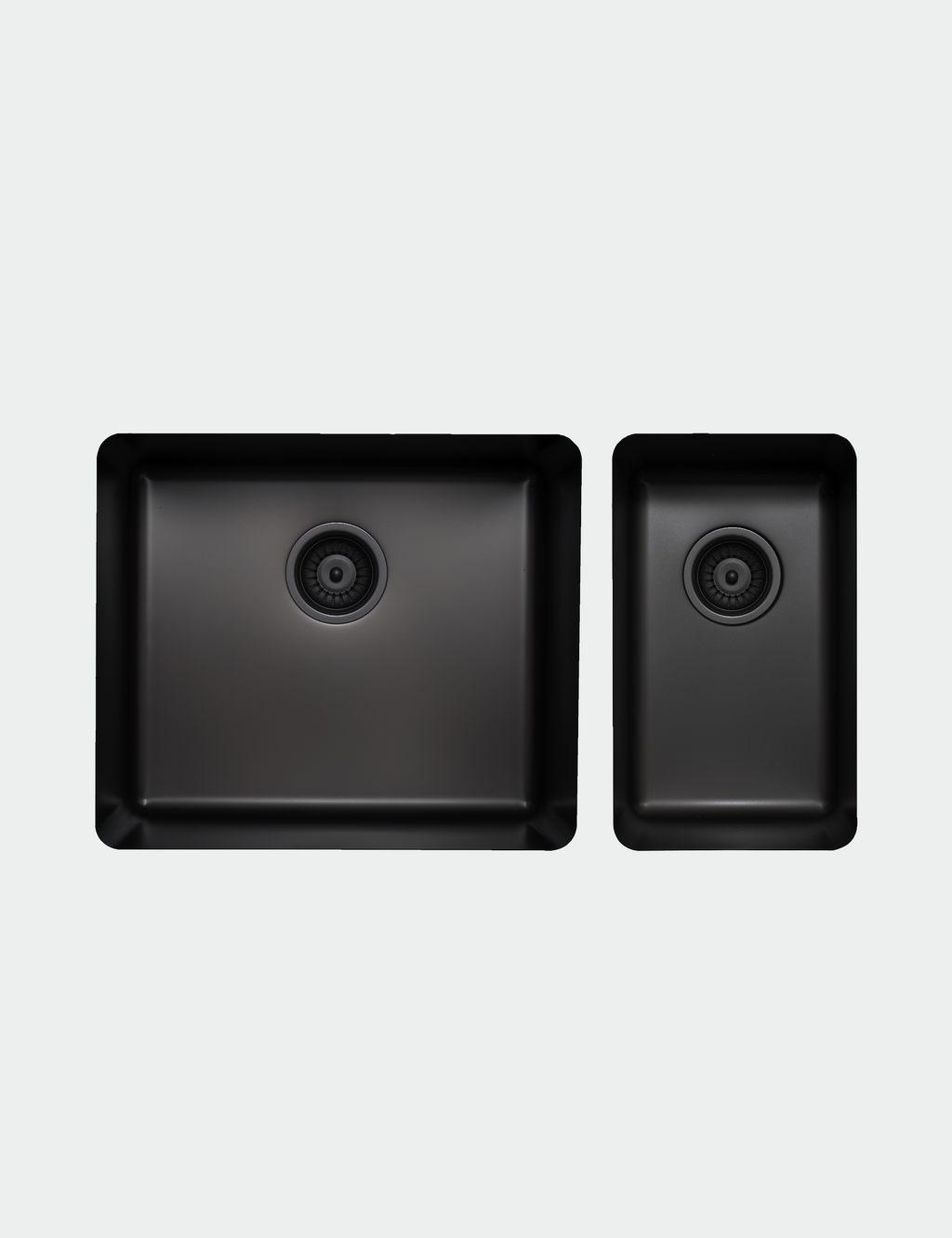 Essentials 500mm & 250mm 1 + 1/2 Double Bowl Sink - TSBS5228