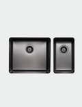 Essentials 500mm & 250mm 1 + 1/2 Double Bowl Sink - TSGM5228